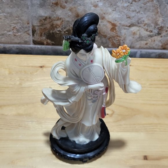 VTG Vita Hong Kong Geisha Woman Asian Girl Figurine Statue Celluloid Painted Dec - Picture 4 of 12